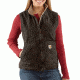 Carhartt Sandstone Mock Neck Vest for Womens, Dark Brown, 2XL/Regular WV001-DKB-REG-XXL