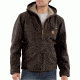 Carhartt Sherpa Lined Sandstone Sierra Jacket Tall - Mens -Dark Brown-X-Large