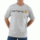 Carhartt Shortsleeve Logo T-Shirt - Men's-Heather Grey-X-Large