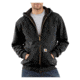 Carhartt Thermal-Lined Hooded Zip-Front Sweatshirt - Men's-Black-XX-Large-Regular
