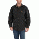 Carhartt Weathered Canvas Shirt Jacket for Mens, Black, Medium/Regular 100590-001-REG-M