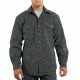 Carhartt Weathered Canvas Shirt Jacket for Mens, Gravel, 2XL/Regular 100590-039-REG-2XL