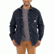 Carhartt Weathered Canvas Shirt Jacket for Mens, Navy, 4XL/Regular 100590-412-REG-4XL