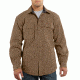 Carhartt Weathered Canvas Shirt Jacket for Mens, Frontier Brown, 2XL/Regular 100590-903-REG-2XL