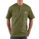 Carhartt Workwear Pkt Short Sleeve Henley MW Jersey Org Fit - Mens, Army Green, XXL-REG K84-ARG-REG-XXL