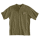 Carhartt Workwear Pkt Short Sleeve Henley MW Jersey Org Fit - Mens, Army Green, XXL-REG K84-ARG-REG-XXL