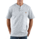 Carhartt Workwear Pkt Short Sleeve Henley MW Jersey Org Fit - Mens, Ash, XXL-REG K84-ASH-REG-XXL