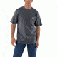 Carhartt Workwear Pkt Short Sleeve Henley MW Jersey Org Fit - Mens, Granite Heather, XXL-REG K87-020-REG-XXL