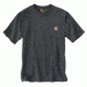 Carhartt Workwear Pkt Short Sleeve Henley MW Jersey Org Fit - Mens, Granite Heather, XXL-REG K87-020-REG-XXL