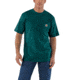 Carhartt Workwear Pkt Short Sleeve Henley MW Jersey Org Fit - Mens, Hunter Green Heather, XXL-REG K87-393-REG-XXL