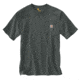 Carhartt Workwear Pkt Short Sleeve Henley MW Jersey Org Fit - Mens, Hunter Green Heather, XXL-REG K87-393-REG-XXL