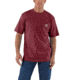 Carhartt Workwear Pkt Short Sleeve Henley MW Jersey Org Fit - Mens, Port Heather, XXL-REG K87-645-REG-XXL