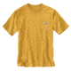 Carhartt Workwear Pkt Short Sleeve Henley MW Jersey Org Fit - Mens, Carhartt Gold Heather, L-TALL K87-704-TLL-LRG