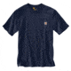 Carhartt Workwear Pkt Short Sleeve Henley MW Jersey Org Fit - Mens, Navy Heather, XXL-REG K87-981-REG-XXL