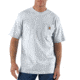 Carhartt Workwear Pkt Short Sleeve Henley MW Jersey Org Fit - Mens, Ash, XXL-REG K87-ASH-REG-XXL