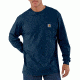 Carhartt Workwear Pocket Long Sleeve T-Shirt for Mens, Navy, 2XL/Regular K126-NVY-REG-XXL