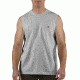 Carhartt Workwear Pocket Sleeveless T-Shirt for Mens, Heather Gray, Large/Regular 100374-034-REG-L