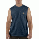 Carhartt Workwear Pocket Sleeveless T-Shirt for Mens, Navy, 2XL/Regular 100374-412-REG-2XL