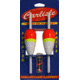 Carlisle Slip Float 1in Oval 2pk w/Bobber Stops, CAQP-790SK