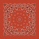 Carolina Manufacturing Bandana Paisley Terracotta B22PAI-000014