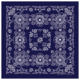 Carolina Manufacturing Texas Paisley Bandana Navy B27PAI-100029