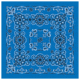 Carolina Manufacturing Texas Paisley Bandana Royal B27PAI-100031