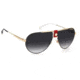 Carrera 1033/S Sunglasses, Gold Red Frame, Grey Shaded Lens, 716736298559