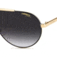 Carrera 1033/S Sunglasses, Gold Red Frame, Grey Shaded Lens, 716736298559