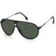 Carrera 1034/S Sunglasses, Matte Black Frame, Green Polarized Lens, 716736297989