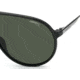Carrera 1034/S Sunglasses, Matte Black Frame, Green Polarized Lens, 716736297989