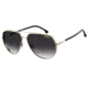 Carrera 221/S Sunglasses, Gold Frame, Grey Shaded Lens, 716736230122