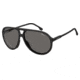 Carrera 237/S Sunglasses, Matte Black Frame, Gray Polarized Lens, 716736298030