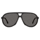 Carrera 237/S Sunglasses, Matte Black Frame, Gray Polarized Lens, 716736298030