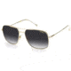 Carrera 247/S Sunglasses, Gold Grey Frame, Grey Shaded Lens, 716736360935