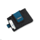 Carson Compact Travel Wallet, Black/Blue, EW-10BU