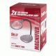 Carson DeskBrite200 2x LED Magnifier Loupe Desk Lamp w/ 5x Spot Lens LM-20