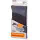 Carson Eyeglass Pouch w/Built-in Microfiber Cloth, Black/Grey, 6.7x7.6in, EC-10BKGY