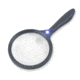 Carson LED Lighted HandHeld 2x Magnifier w/4x Spot Lens, Gray hm-44