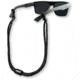 Carson Optical Paracord Eyewear Retainers, Black/Reflective Grey, EX-50BGY