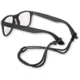 Carson Optical Paracord Eyewear Retainers, Black/Reflective Grey, EX-50BGY