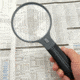 Carson SplitHandle 2x/3x Magnifying Glass, Black HF-11