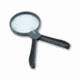 Carson SplitHandle 2x/3x Magnifying Glass, Black HF-11