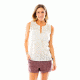 Carve Designs Allison Sleeveless Top, Womens, White, SM, TTVS73-133-SM