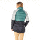 Carve Designs Alta Puffer Jacket - Women's-Black/Agave/Glacier-Large, OWHY64-129-LG