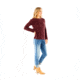 Carve Designs Bandon Sweater - Womens, Merlot, Extra Small, SWBA18-621-XS
