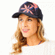 Carve Designs Beach Hat, Womens, Black with Flamingo Palms, OS, HTTH15-695-OS