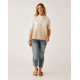 Carve Designs Bodie Funnel Neck - Womens, Lt. Khaki Ombre, Large, TKRB76-244-LG