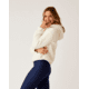 Carve Designs Brie Sherpa Hoodie - Womens, Birch, Extra Small, FLHS80-280-XS