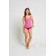 Carve Designs Stinson Tankini Top - Women's-Small-Hibiscus Tides/Plum