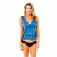 Carve Designs Cayman Tankini 2-in-1, Womens, Shibori with Faded Olive Triangles, XL, BKVN28-978-XL